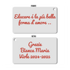 Collana personalizzata con nome , iniziali - collana personalizzabile incisione laser , iniziali , nome - ideale per regalo , san Valentino , festa della mamma - 100% made in italy