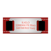 Collare cane personalizzato - collare cane personalizzabile con targhetta in metallo - linee Catarifrangenti - clip in abs - gancio per guinzaglio