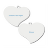 Collana personalizzata con nome , iniziali - collana personalizzabile incisione laser , iniziali , nome - ideale per regalo , san Valentino , festa della mamma - 100% made in italy